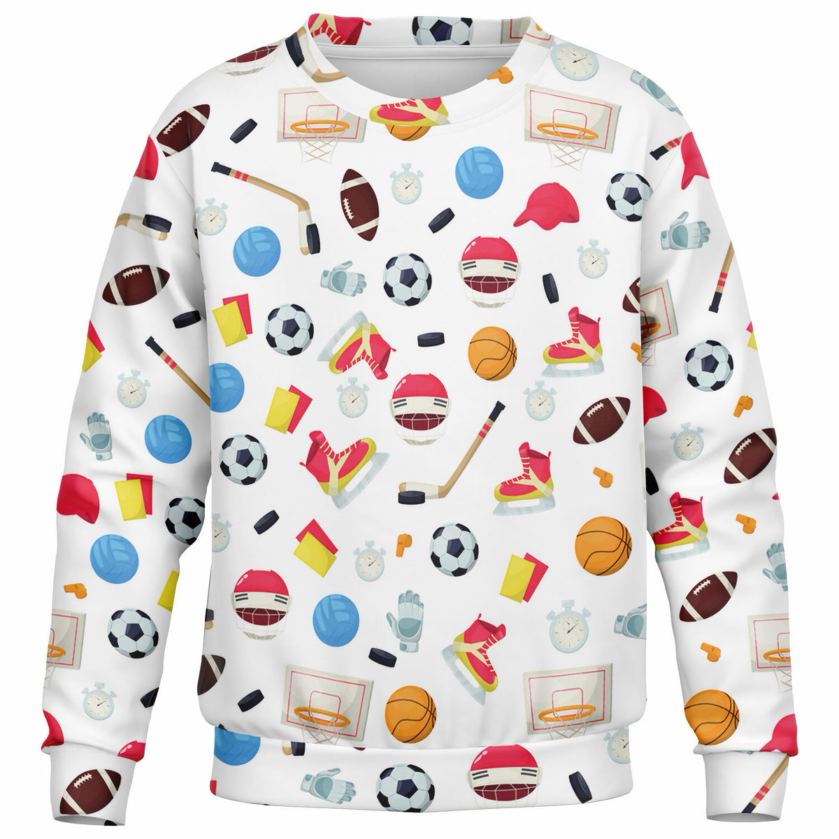 Kids Sports Themed Sweatshirt – Ultra Soft & Stretchy, Cozy Fleece or Lightweight Sports Fabric Sweatshirt – Ultra Soft & Stretchy, Cozy Fleece or Lightweight Sports Fabric