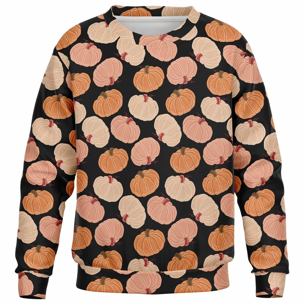 Kids Fall Pumpkin Sweatshirt – Ultra Soft & Stretchy, Cozy Fleece or Lightweight Sports Fabric Sweatshirt – Ultra Soft & Stretchy, Cozy Fleece or Lightweight Sports Fabric