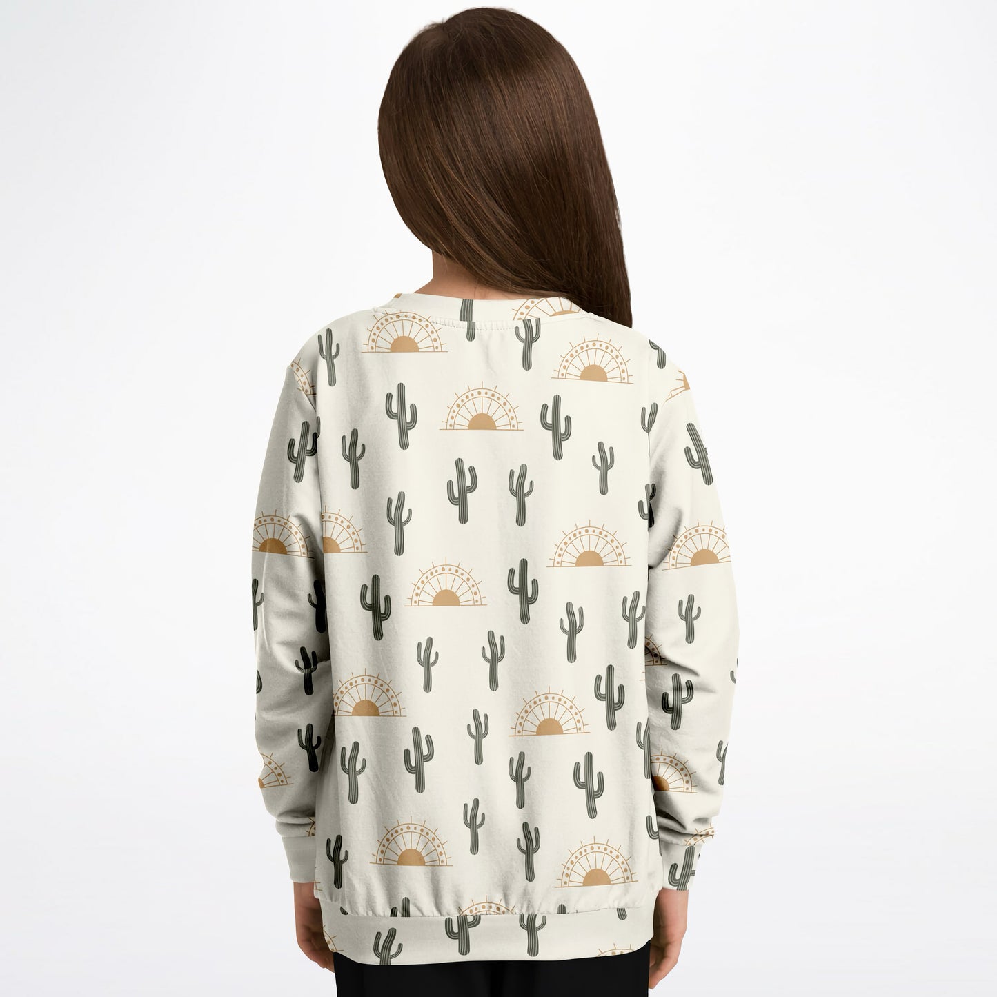 Kids Zebra Print Sweatshirt – Cozy Cotton Fleece or Lightweight Sports Fabric