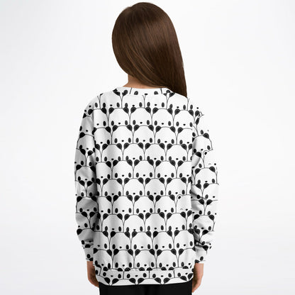 Kids Panda Sweatshirt – Cozy Cotton Fleece or Lightweight Sports Fabric