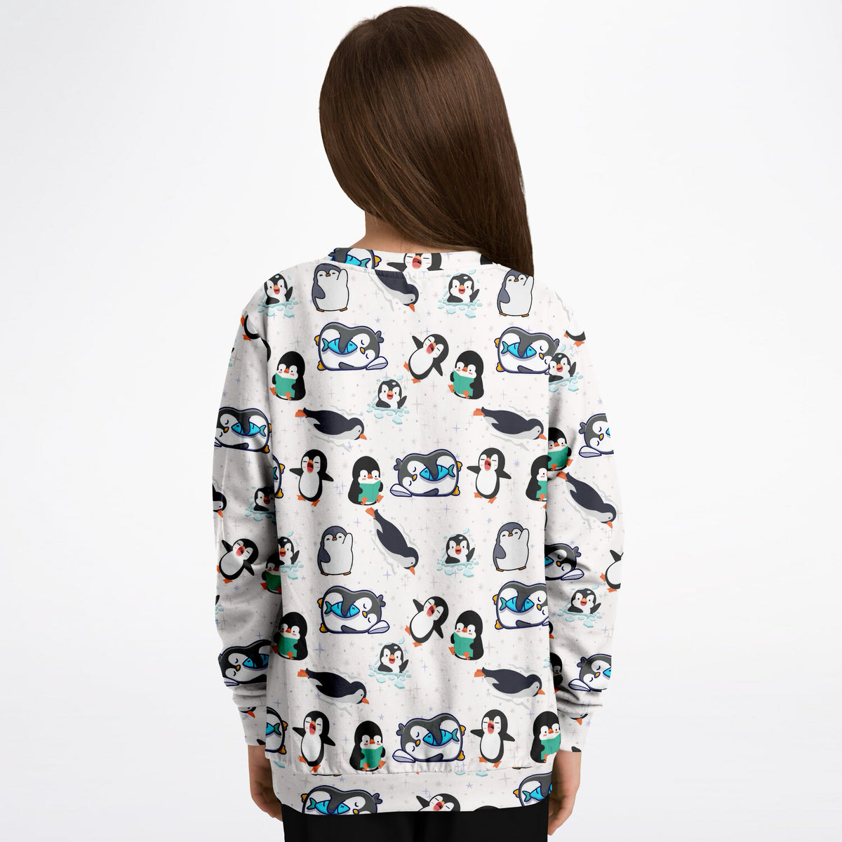 Kids Penguin Sweatshirt – Ultra Soft & Stretchy, Cozy Fleece or Lightweight Sports Fabric Sweatshirt – Ultra Soft & Stretchy, Cozy Fleece or Lightweight Sports Fabric