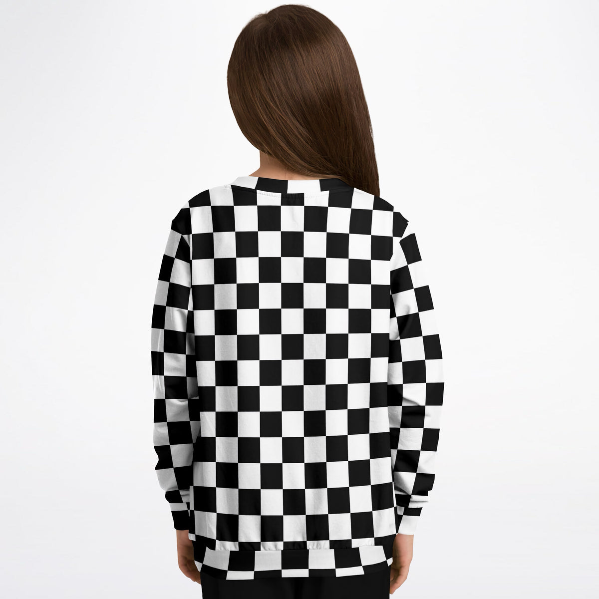 Kids Checkered Sweatshirt – Ultra Soft & Stretchy, Cozy Fleece or Lightweight Sports Fabric Sweatshirt – Ultra Soft & Stretchy, Cozy Fleece or Lightweight Sports Fabric