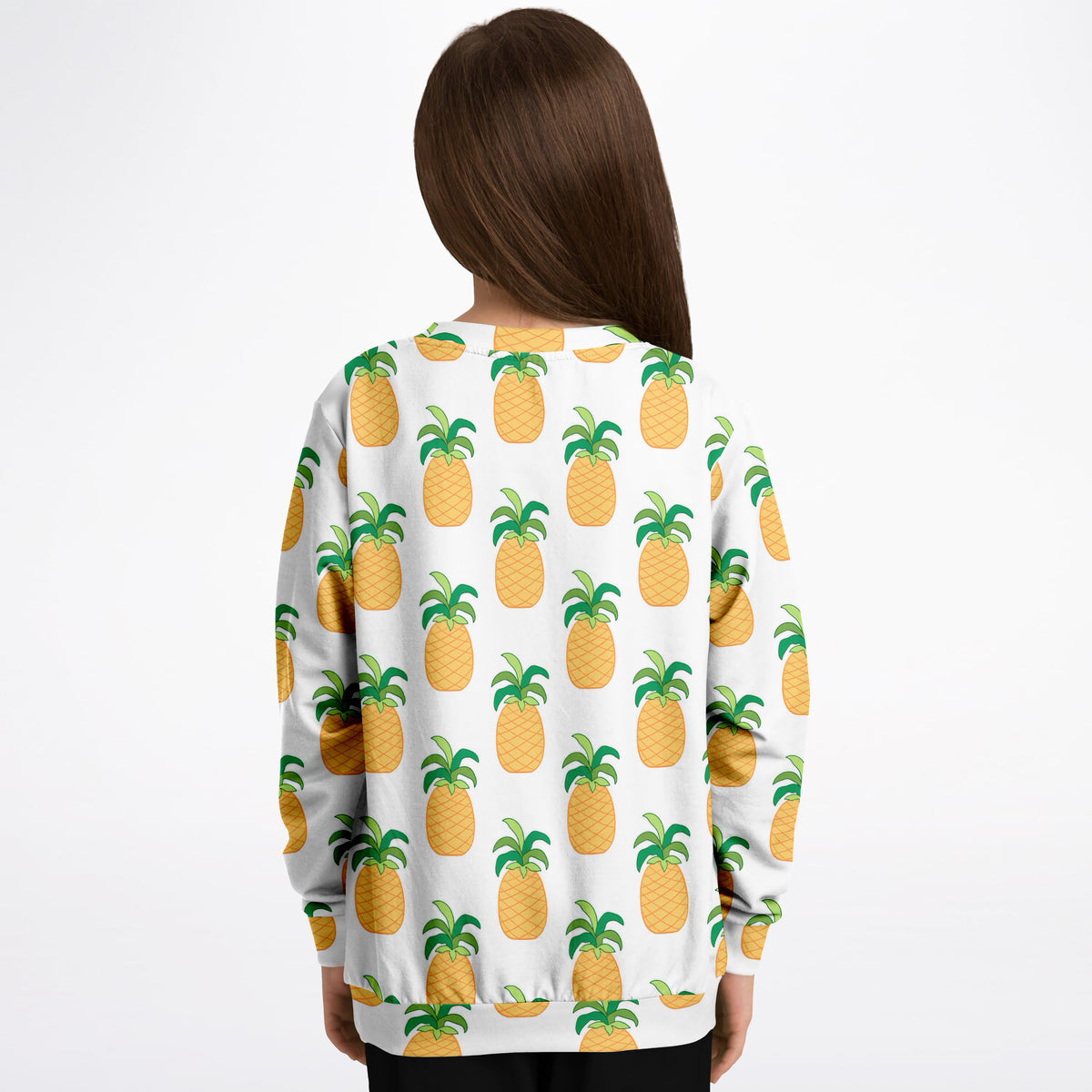 Kids Pineapple Sweatshirt – Ultra Soft & Stretchy, Cozy Fleece or Lightweight Sports Fabric Sweatshirt – Ultra Soft & Stretchy, Cozy Fleece or Lightweight Sports Fabric