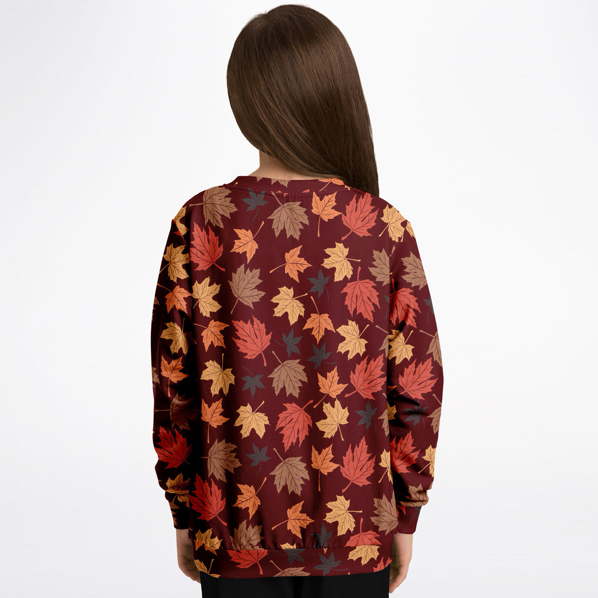 Kids Autumn Leaves Sweatshirt – Ultra Soft & Stretchy, Cozy Fleece or Lightweight Sports Fabric Sweatshirt – Ultra Soft & Stretchy, Cozy Fleece or Lightweight Sports Fabric