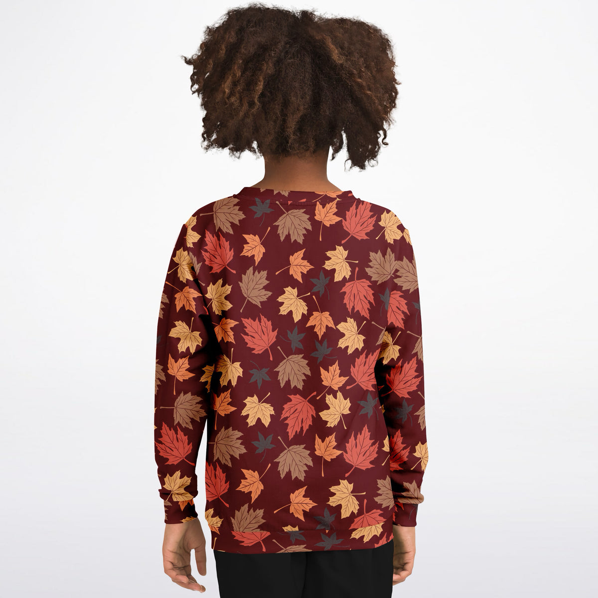 Kids Autumn Leaves Sweatshirt – Ultra Soft & Stretchy, Cozy Fleece or Lightweight Sports Fabric Sweatshirt – Ultra Soft & Stretchy, Cozy Fleece or Lightweight Sports Fabric