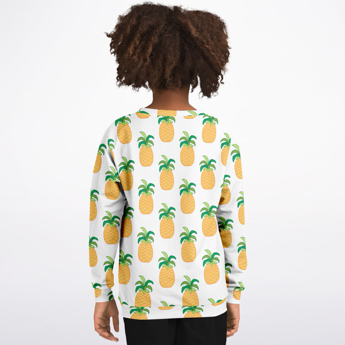 Kids Pineapple Sweatshirt – Ultra Soft & Stretchy, Cozy Fleece or Lightweight Sports Fabric Sweatshirt – Ultra Soft & Stretchy, Cozy Fleece or Lightweight Sports Fabric