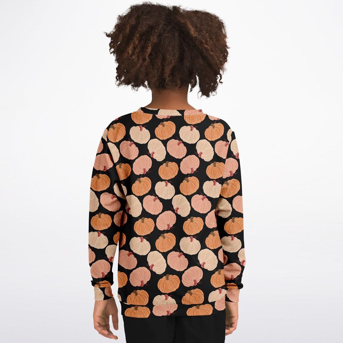 Kids Fall Pumpkin Sweatshirt – Ultra Soft & Stretchy, Cozy Fleece or Lightweight Sports Fabric Sweatshirt – Ultra Soft & Stretchy, Cozy Fleece or Lightweight Sports Fabric