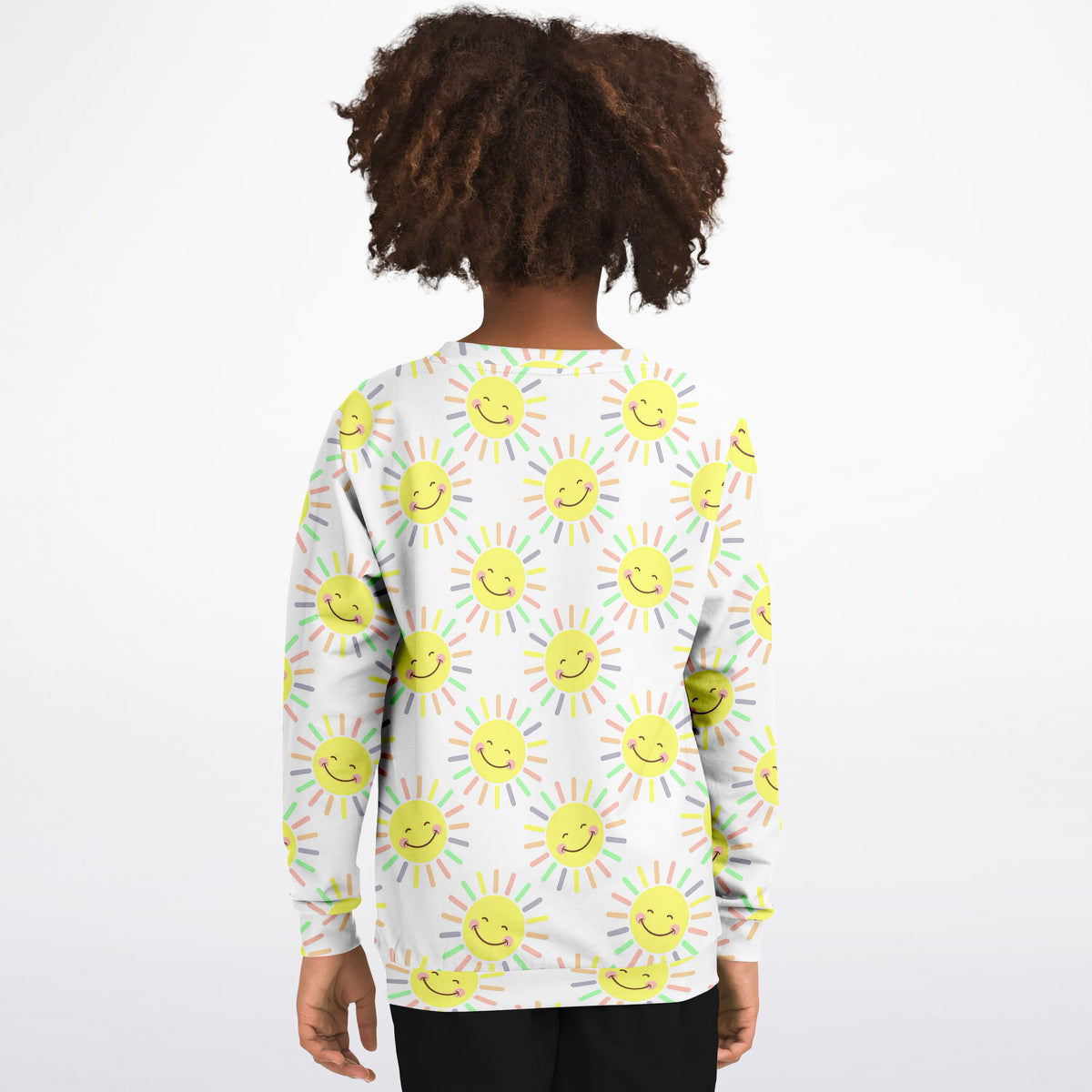 Kids Happy Sunshine Sweatshirt – Ultra Soft & Stretchy, Cozy Fleece or Lightweight Sports Fabric Sweatshirt – Ultra Soft & Stretchy, Cozy Fleece or Lightweight Sports Fabric