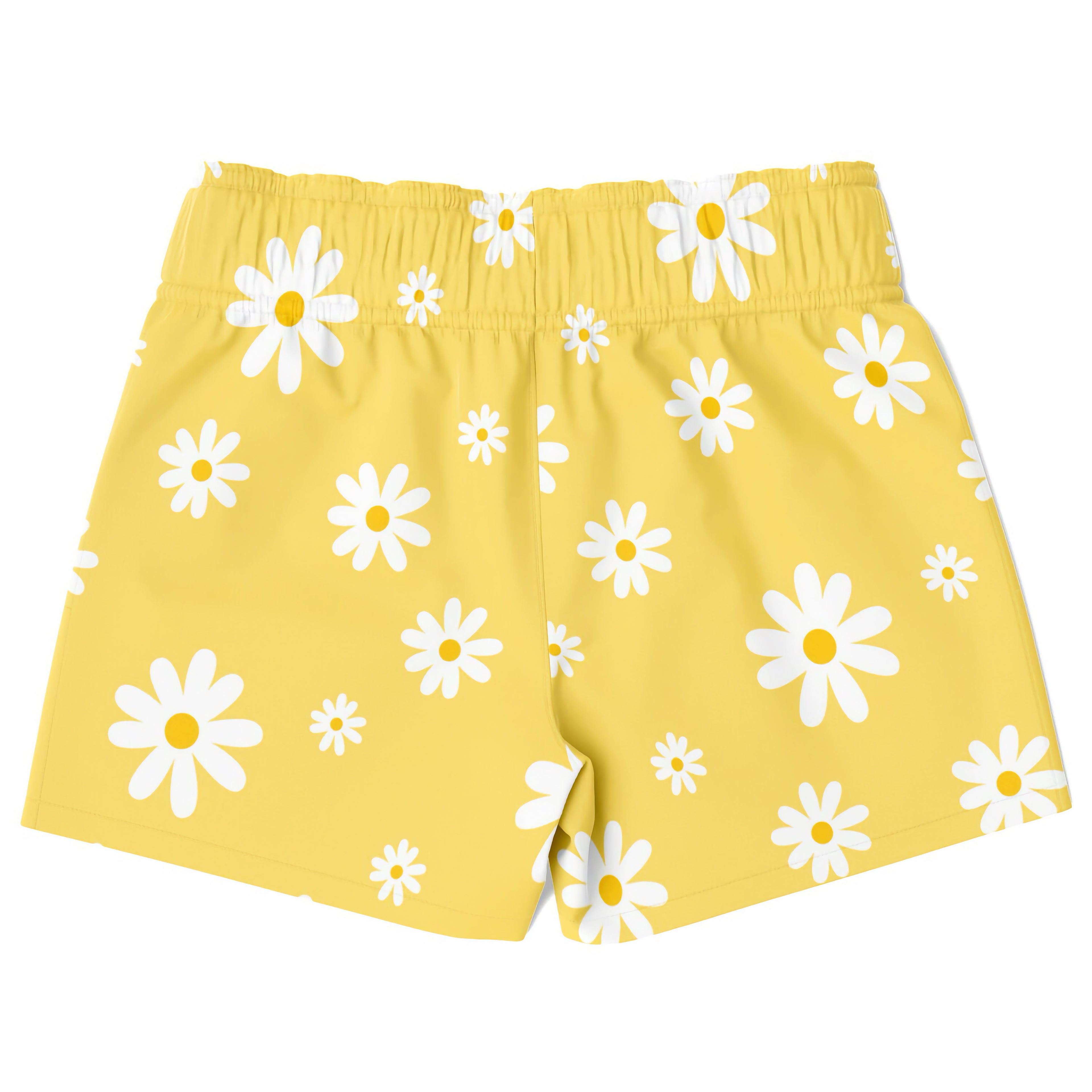 Boys Yellow Daisy Quick Drying Swim Trunks