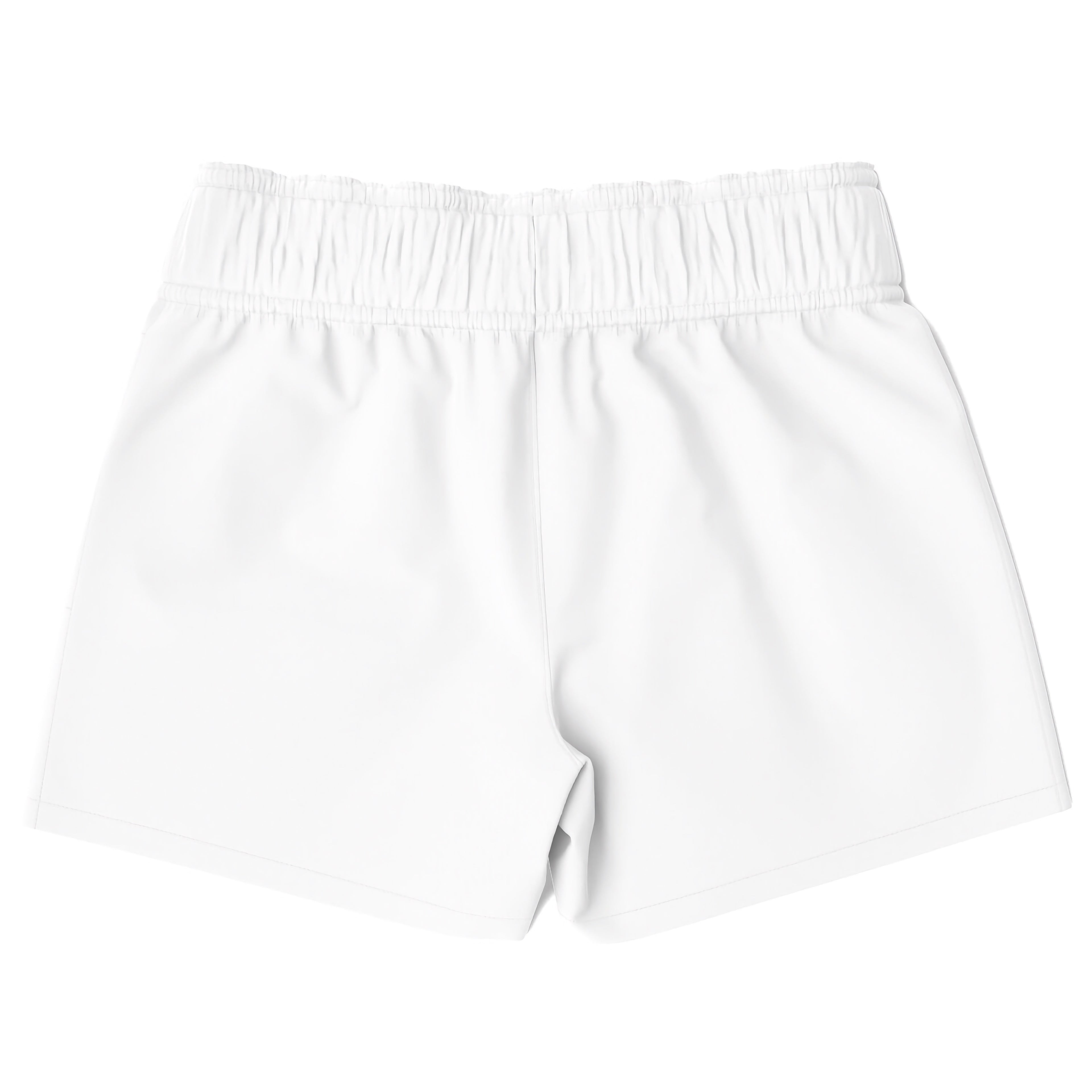 White soft cotton boys swim shorts with elastic waistband quick drying for birthday use