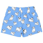 Boys Blue Pug Quick Drying Swim Trunks