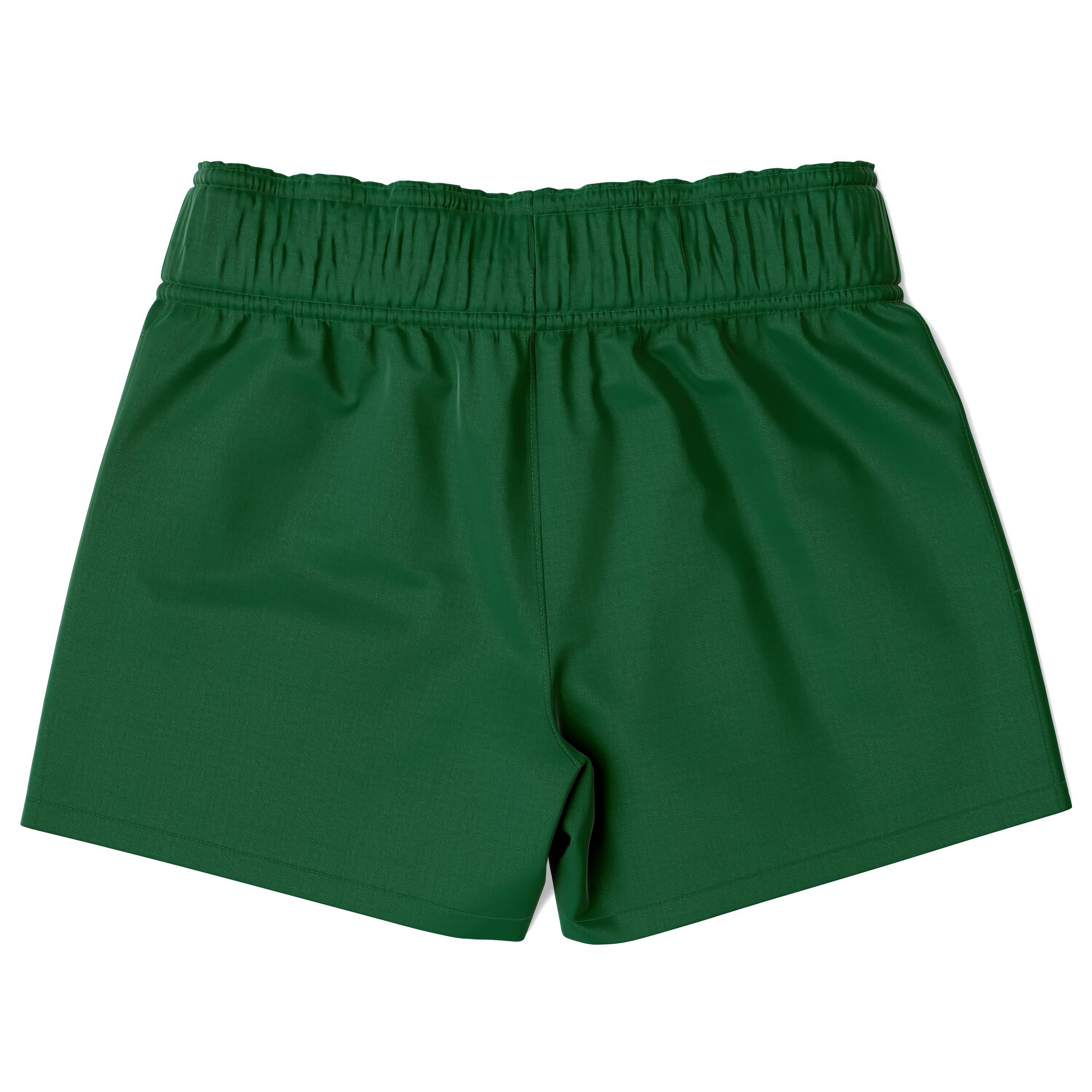 Boys Dark Green Quick Drying Swim Trunks