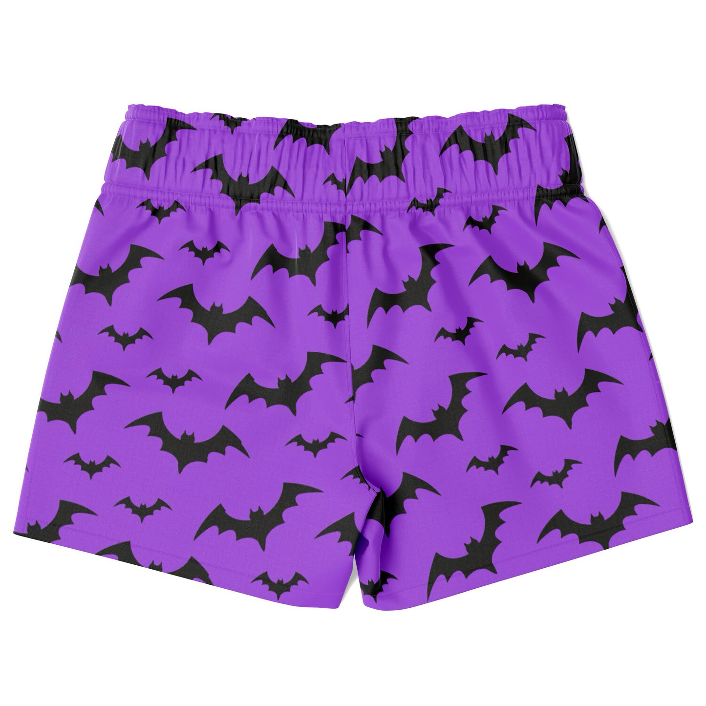 Boys Purple Bats Halloween Quick Drying Swim Trunks