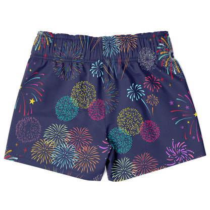Boys Fireworks Quick Drying Swim Trunks