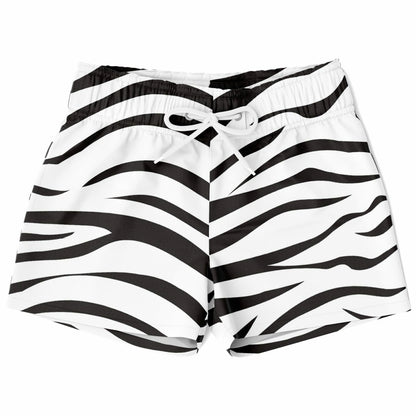 Boys Zebra Print Quick Drying Swim Trunks