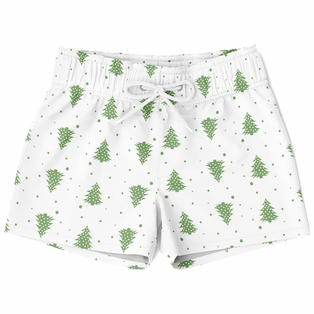 Boys Christmas Tree Quick Drying Swim Trunks