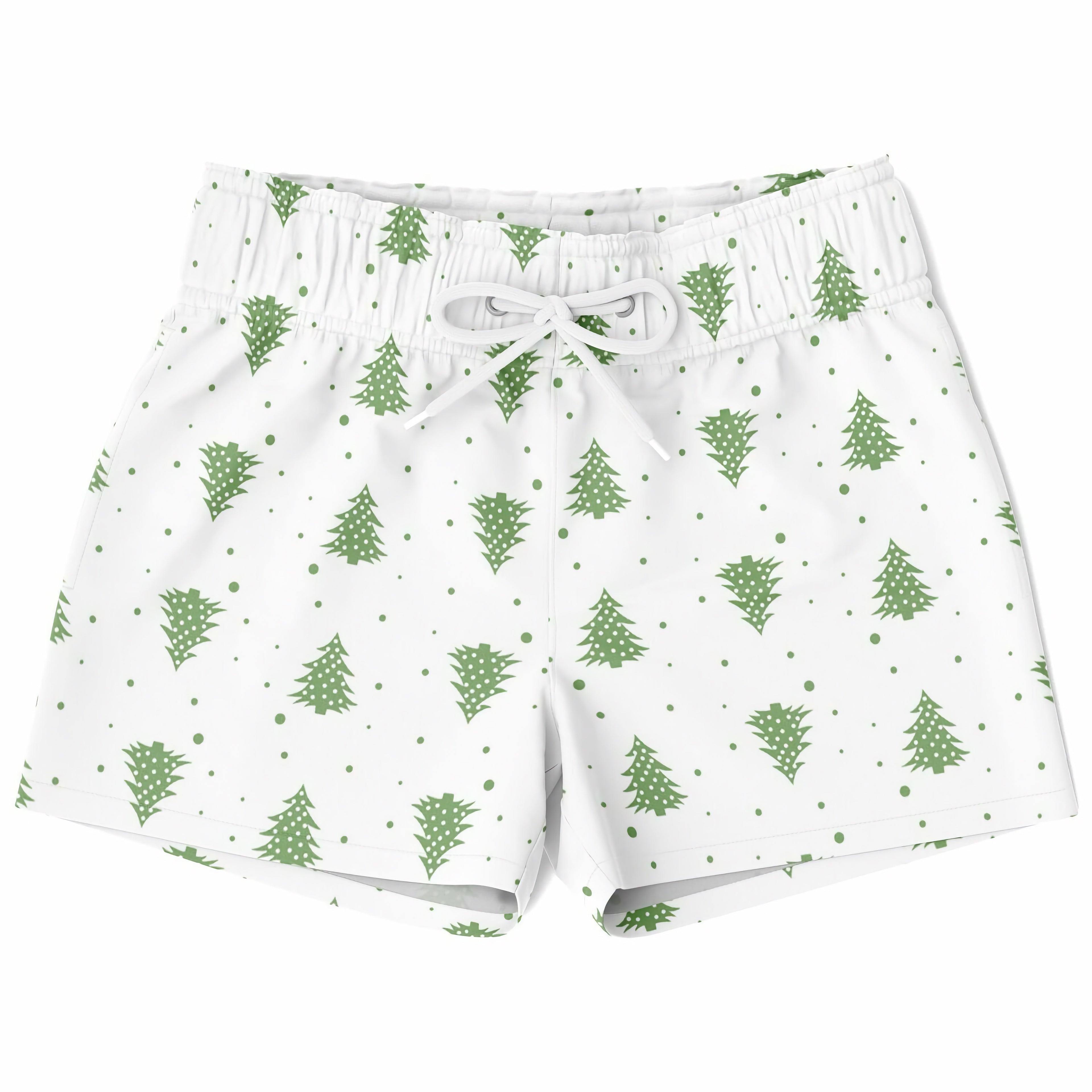 Boys Christmas Tree Quick Drying Swim Trunks