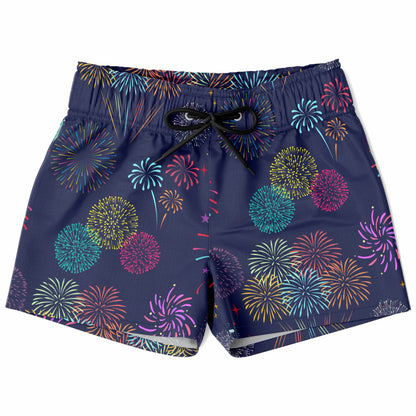 Boys Fireworks Quick Drying Swim Trunks