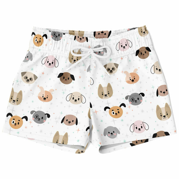 Boys Dog Face Quick Drying Swim Trunks