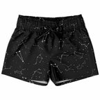 Boys Realistic Constellations Quick Drying Swim Trunks