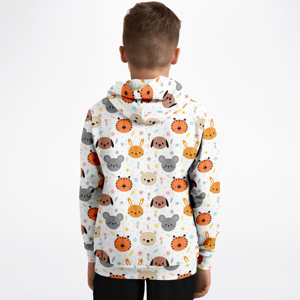 Kids Animal Themed Hoodie – Ultra Comfy & Stretchy, Cozy Fleece or Lightweight Sports Fabric, Double-Layer Hood & Kangaroo Pocket