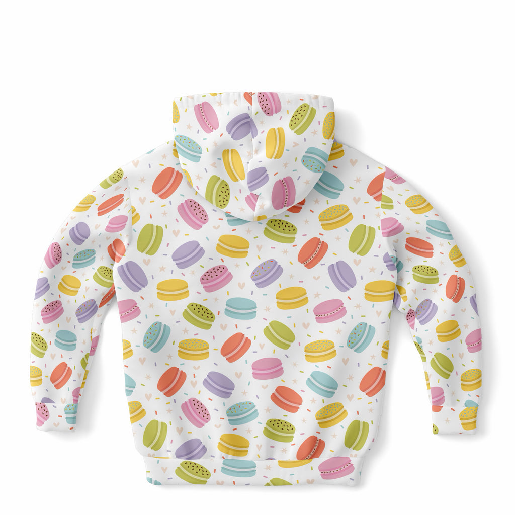 Girls Colorful Macaron Hoodie – Ultra Comfy & Stretchy, Cozy Fleece or Lightweight Sports Fabric, Double-Layer Hood & Kangaroo Pocket