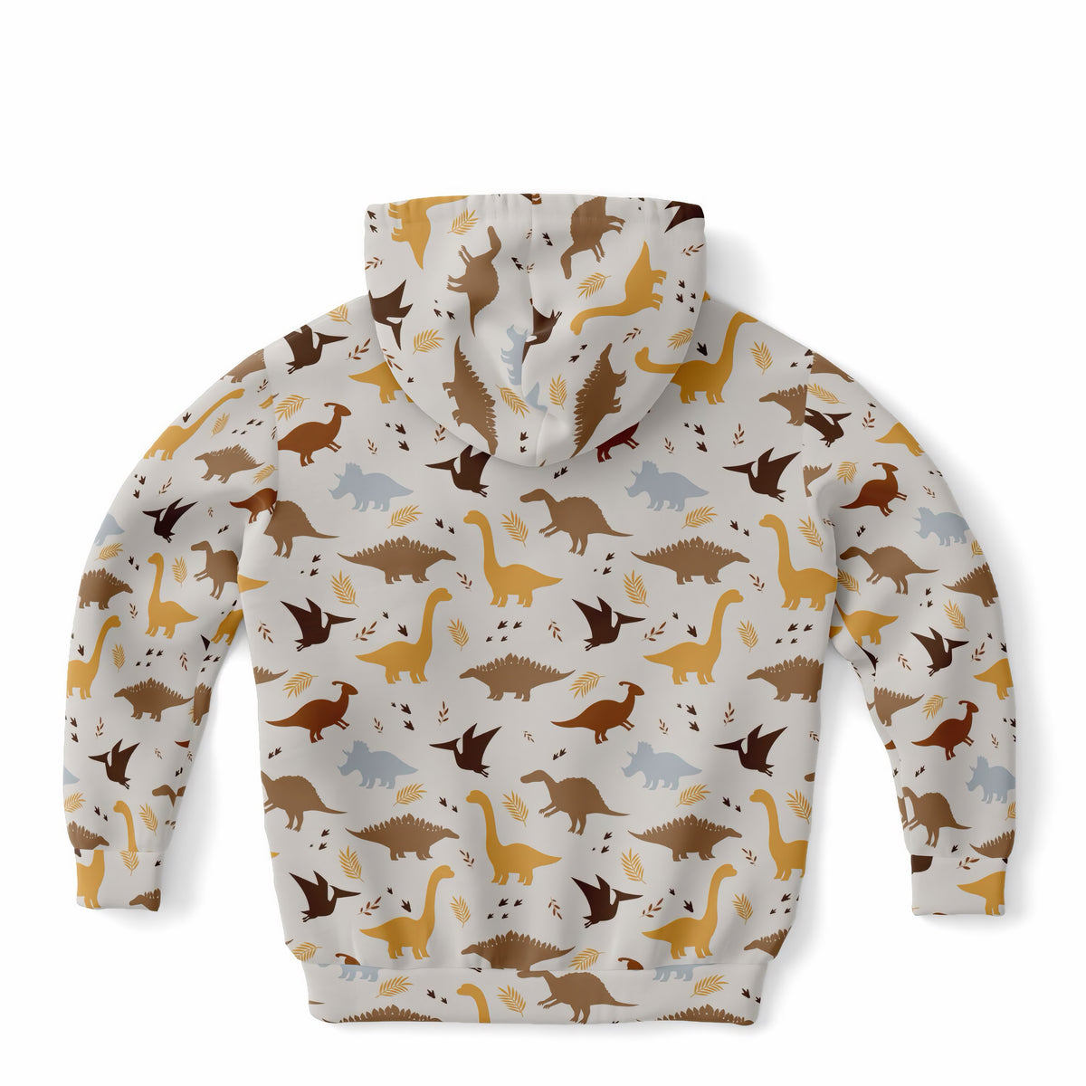 Kids Dinosaur Hoodie – Ultra Comfy & Stretchy, Cozy Fleece or Lightweight Sports Fabric, Double-Layer Hood & Kangaroo Pocket