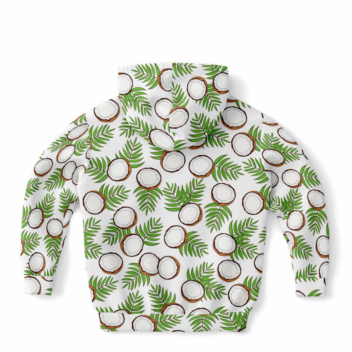Kids Coconut Hoodie – Ultra Comfy & Stretchy, Cozy Fleece or Lightweight Sports Fabric, Double-Layer Hood & Kangaroo Pocket