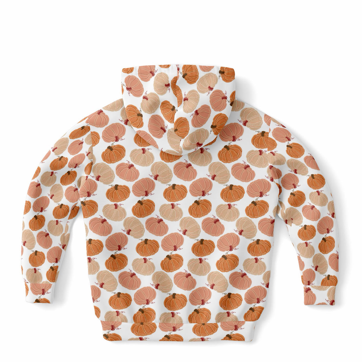 Kids Fall Pumpkin Hoodie – Ultra Comfy & Stretchy, Cozy Fleece or Lightweight Sports Fabric, Double-Layer Hood & Kangaroo Pocket