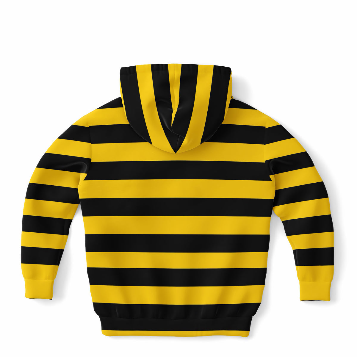 Kids Bee Stripe Hoodie – Ultra Comfy & Stretchy, Cozy Fleece or Lightweight Sports Fabric, Double-Layer Hood & Kangaroo Pocket