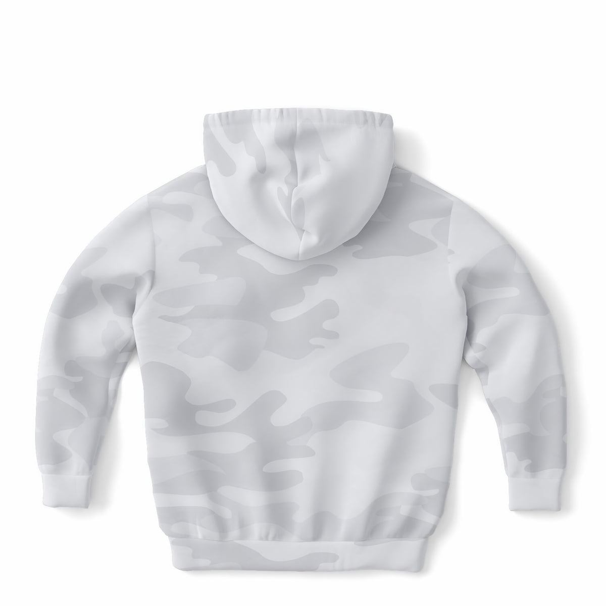 Kids White and Gray Camouflage Hoodie – Ultra Comfy & Stretchy, Cozy Fleece or Lightweight Sports Fabric, Double-Layer Hood & Kangaroo Pocket