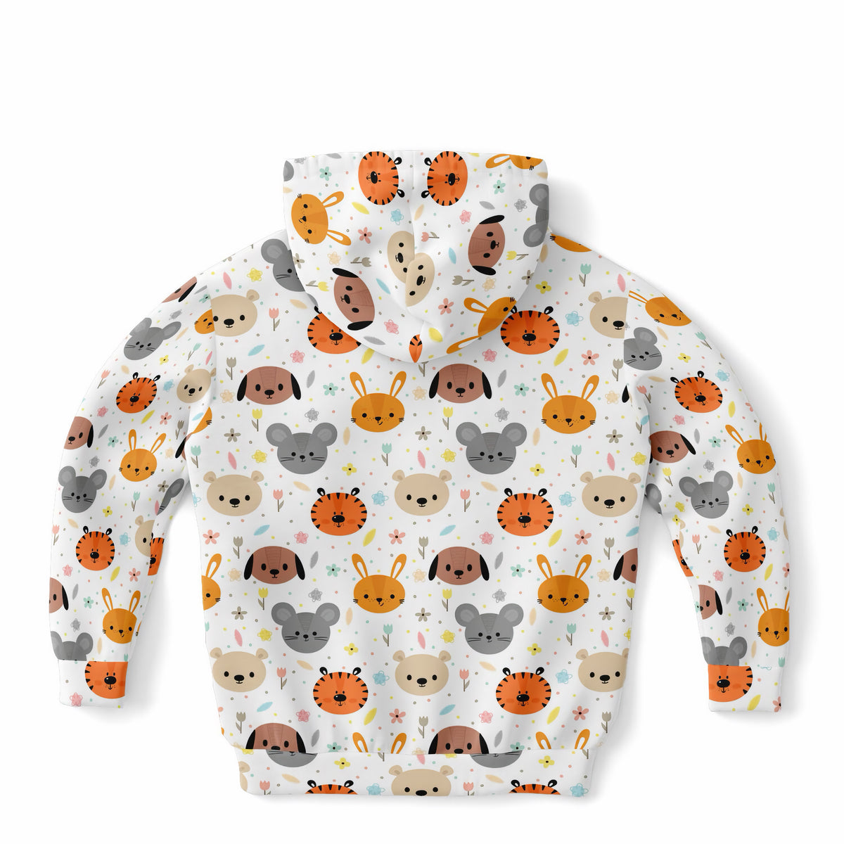 Kids Animal Themed Hoodie – Ultra Comfy & Stretchy, Cozy Fleece or Lightweight Sports Fabric, Double-Layer Hood & Kangaroo Pocket