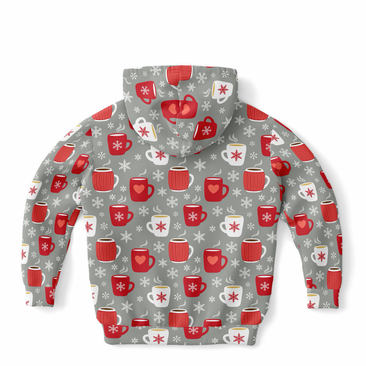 Kids Christmas Hot Cocoa Christmas Hoodie – Ultra Comfy & Stretchy, Cozy Fleece or Lightweight Sports Fabric, Double-Layer Hood & Kangaroo Pocket