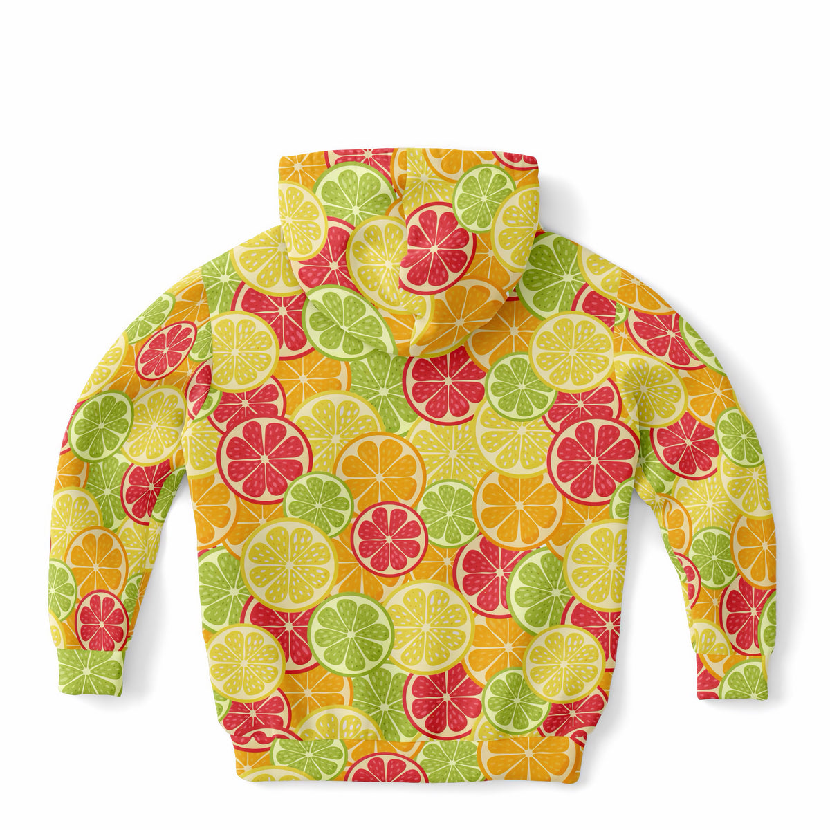Kids Citrus Fruit Hoodie – Ultra Comfy & Stretchy, Cozy Fleece or Lightweight Sports Fabric, Double-Layer Hood & Kangaroo Pocket