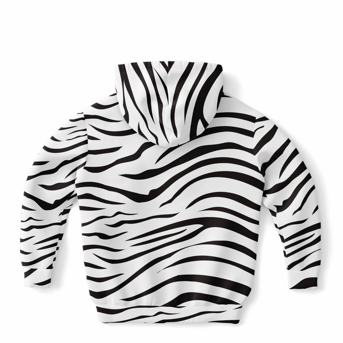 Kids Zebra Print Hoodie – Ultra Comfy & Stretchy, Cozy Fleece or Lightweight Sports Fabric, Double-Layer Hood & Kangaroo Pocket