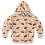 Kids Pumpkin Pie Thanksgiving Hoodie – Cozy Cotton Fleece or Lightweight Sports Fabric