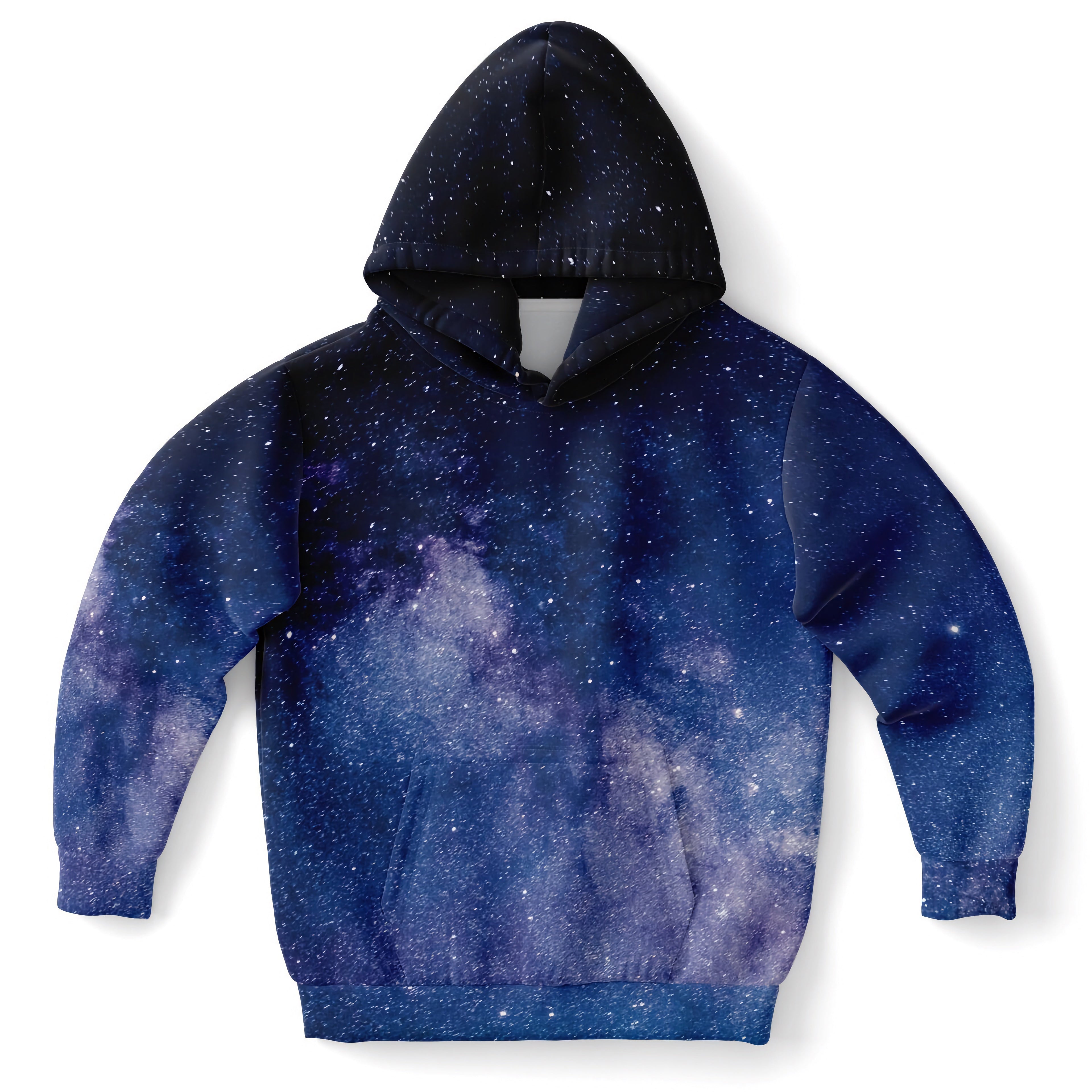 Kids Realistic Galaxy Hoodie – Cozy Cotton Fleece or Lightweight Sports Fabric