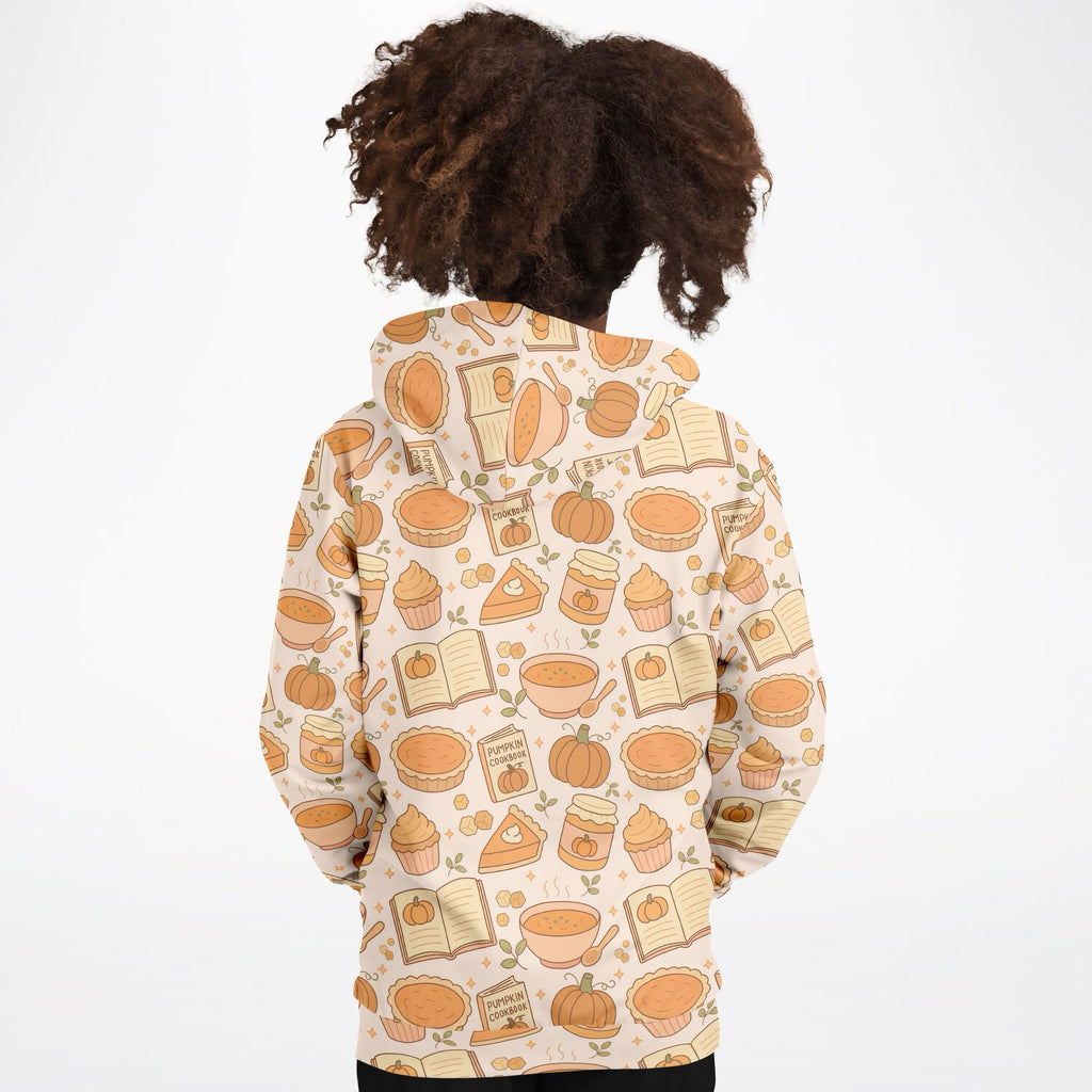 Kids Pumpkin Pie Themed Hoodie – Ultra Comfy & Stretchy, Cozy Fleece or Lightweight Sports Fabric, Double-Layer Hood & Kangaroo Pocket