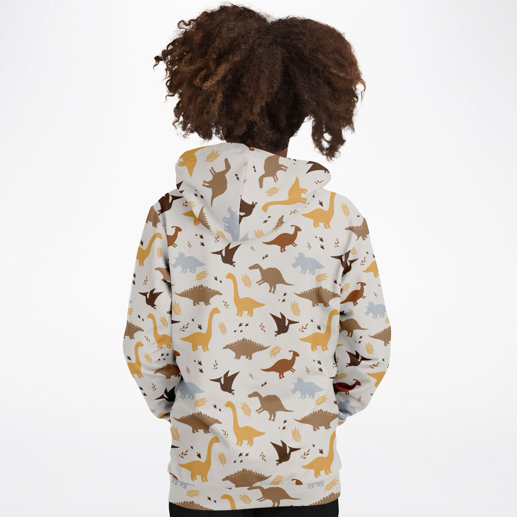 Kids Dinosaur Hoodie – Ultra Comfy & Stretchy, Cozy Fleece or Lightweight Sports Fabric, Double-Layer Hood & Kangaroo Pocket