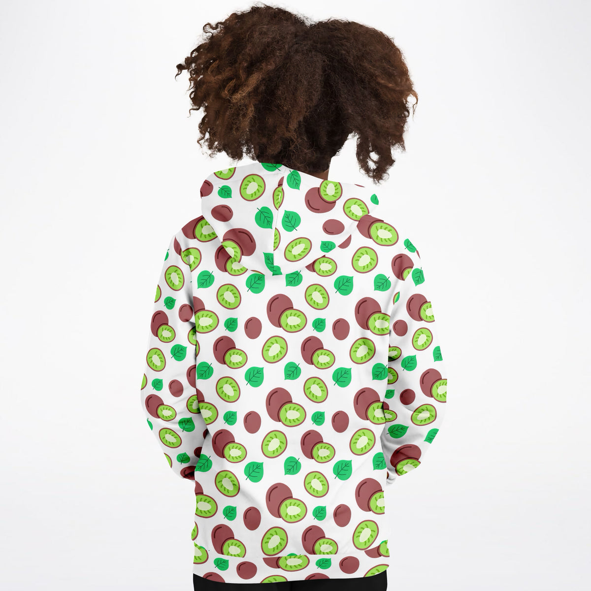 Kids Kiwi Fruit Hoodie – Ultra Comfy & Stretchy, Cozy Fleece or Lightweight Sports Fabric, Double-Layer Hood & Kangaroo Pocket