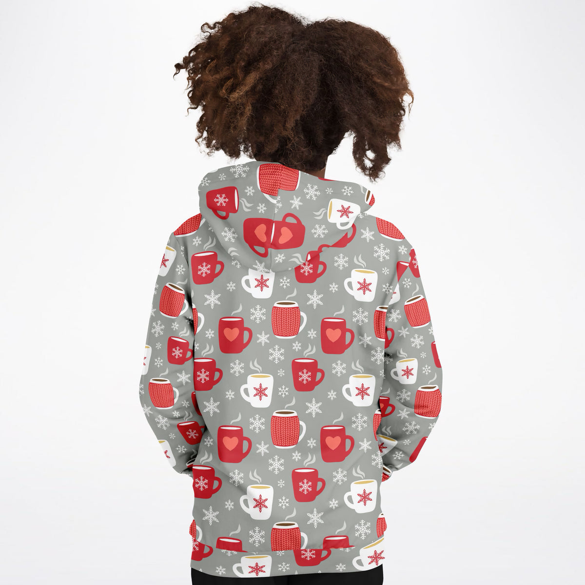 Kids Christmas Hot Cocoa Christmas Hoodie – Ultra Comfy & Stretchy, Cozy Fleece or Lightweight Sports Fabric, Double-Layer Hood & Kangaroo Pocket