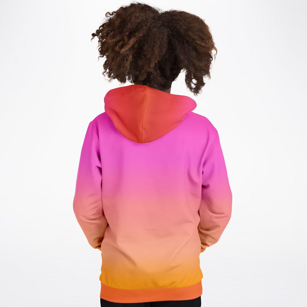 Kids Sunset Ombre Hoodie – Ultra Comfy & Stretchy, Cozy Fleece or Lightweight Sports Fabric, Double-Layer Hood & Kangaroo Pocket