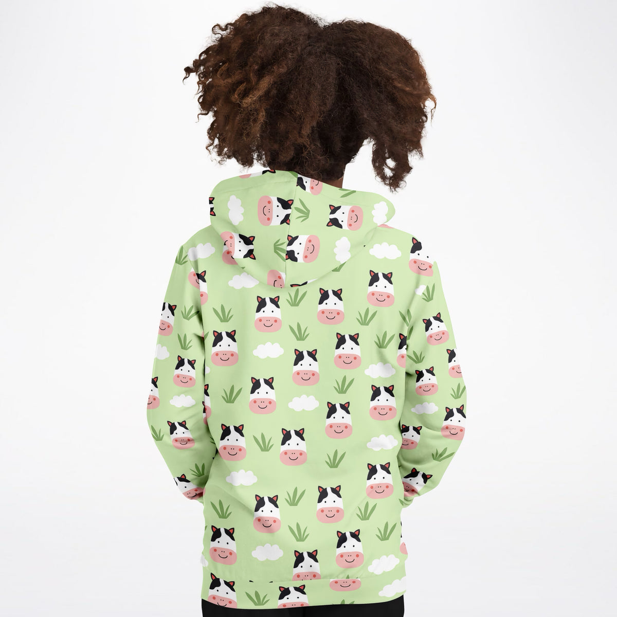 Kids Cow Hoodie – Ultra Comfy & Stretchy, Cozy Fleece or Lightweight Sports Fabric, Double-Layer Hood & Kangaroo Pocket