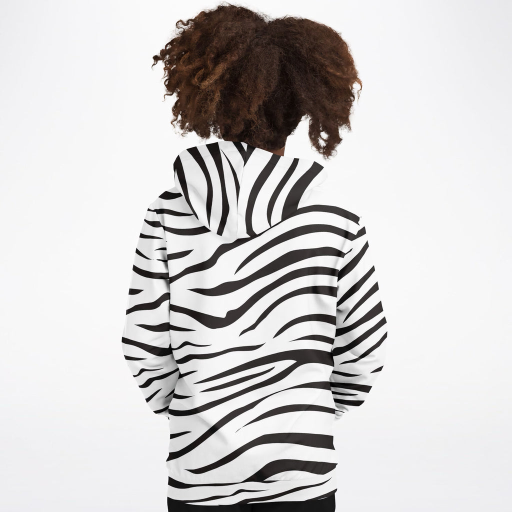 Kids Zebra Print Hoodie – Ultra Comfy & Stretchy, Cozy Fleece or Lightweight Sports Fabric, Double-Layer Hood & Kangaroo Pocket