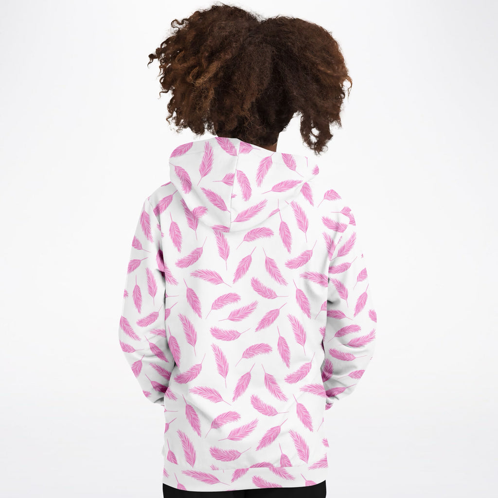 Kids Pink Flamingo Hoodie – Ultra Comfy & Stretchy, Cozy Fleece or Lightweight Sports Fabric, Double-Layer Hood & Kangaroo Pocket