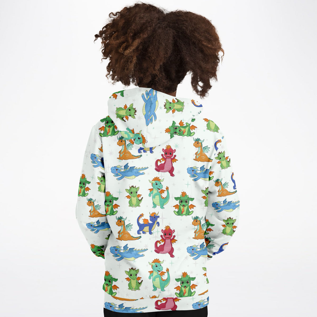 Kids Colorful Dragon Hoodie – Ultra Comfy & Stretchy, Cozy Fleece or Lightweight Sports Fabric, Double-Layer Hood & Kangaroo Pocket