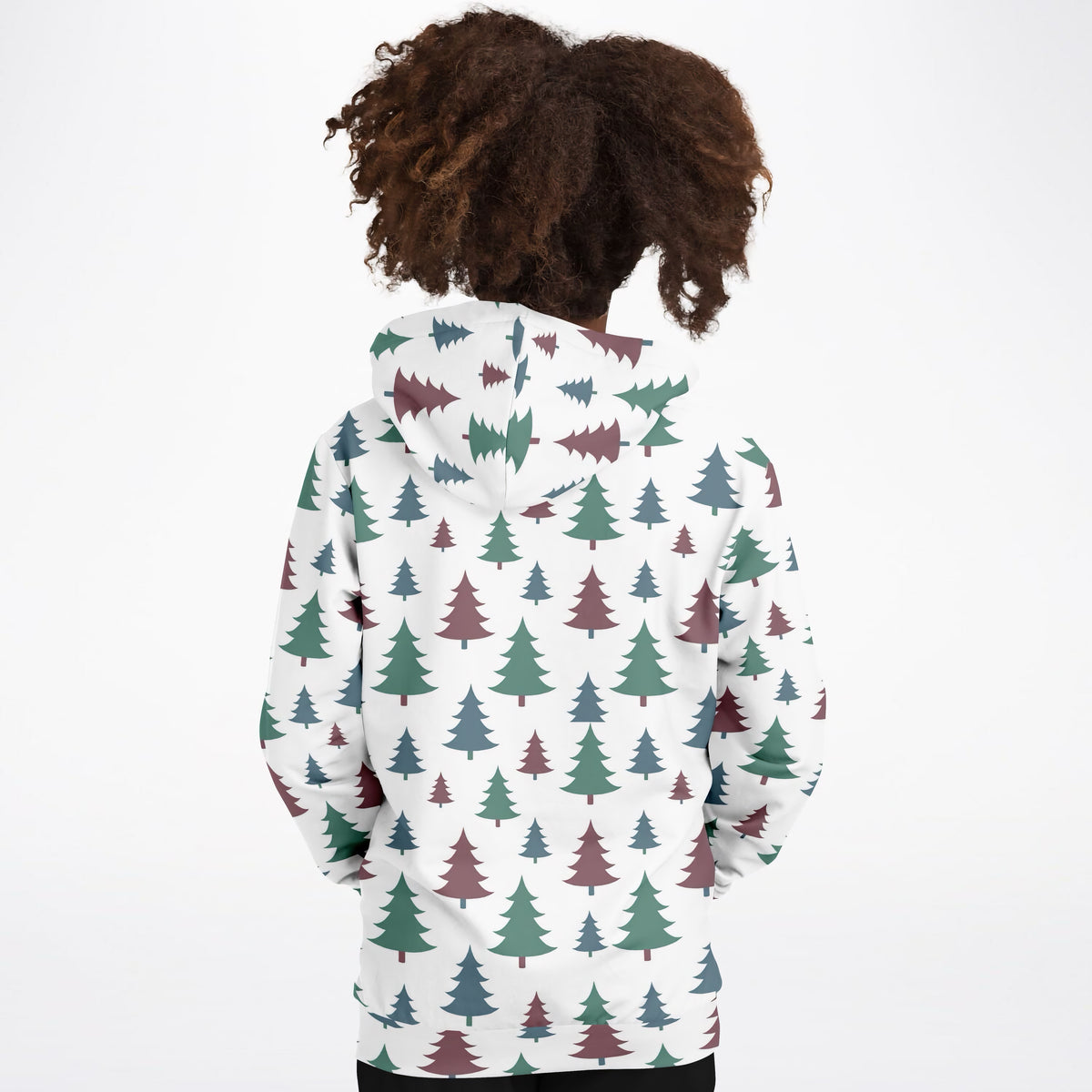 Kids Christmas Tree Hoodie – Ultra Comfy & Stretchy, Cozy Fleece or Lightweight Sports Fabric, Double-Layer Hood & Kangaroo Pocket