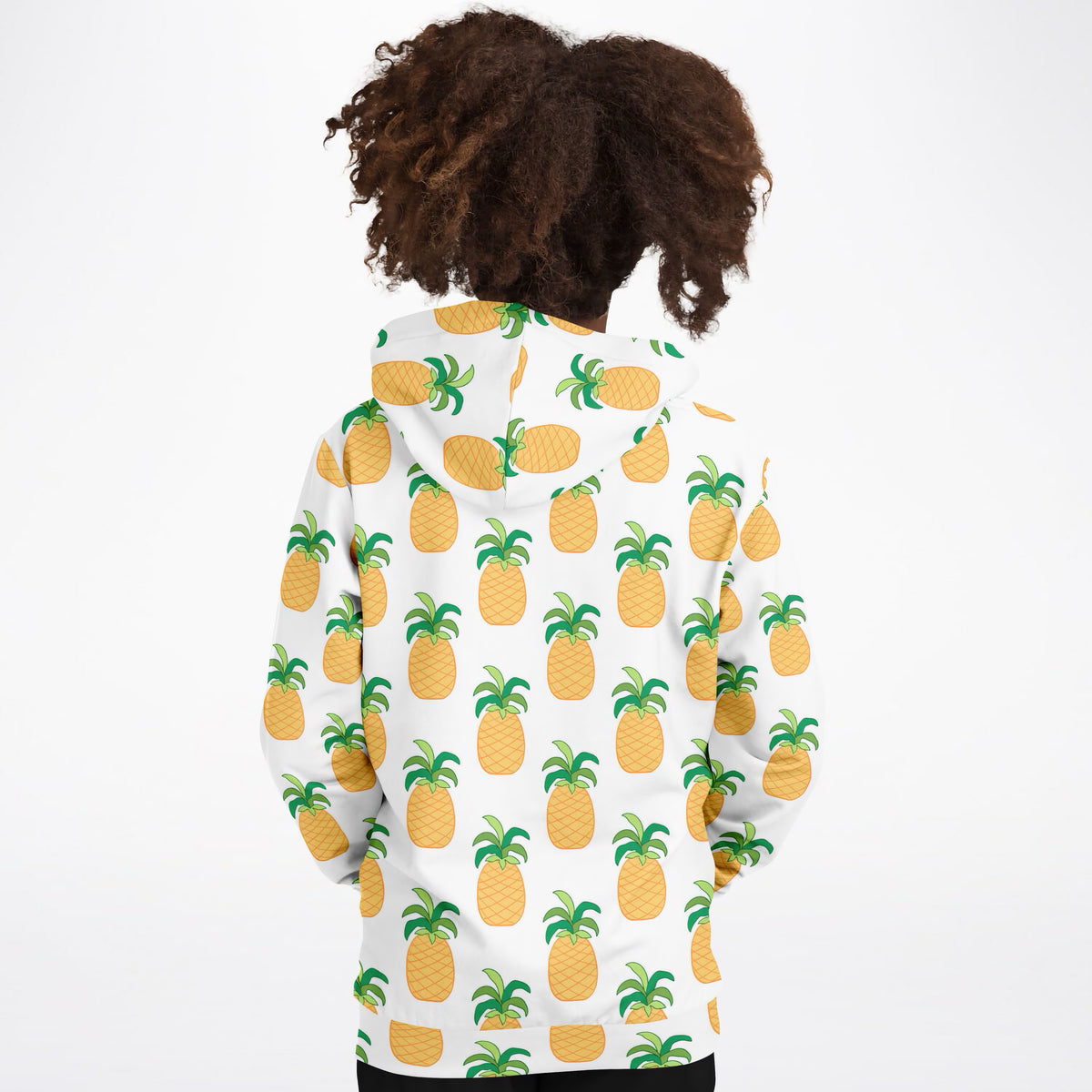 Kids Pineapple Hoodie – Ultra Comfy & Stretchy, Cozy Fleece or Lightweight Sports Fabric, Double-Layer Hood & Kangaroo Pocket