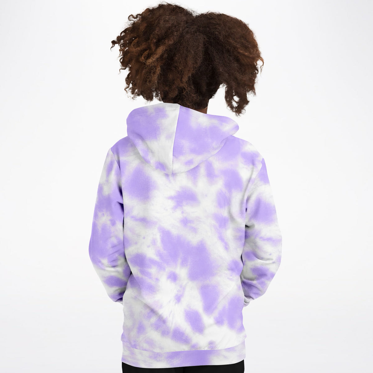 Girls Purple Tie Dye Hoodie – Ultra Comfy & Stretchy, Cozy Fleece or Lightweight Sports Fabric, Double-Layer Hood & Kangaroo Pocket