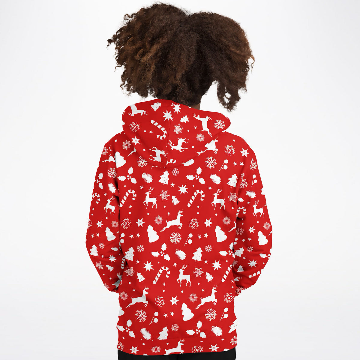 Kids Red Christmas Hoodie – Ultra Comfy & Stretchy, Cozy Fleece or Lightweight Sports Fabric, Double-Layer Hood & Kangaroo Pocket